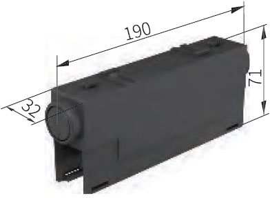 Крышка стыковая H24 