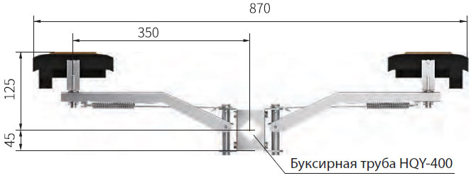 Токосъемник H24 200A 