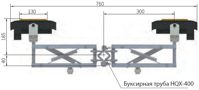 Двойной токосъемник JDC-H